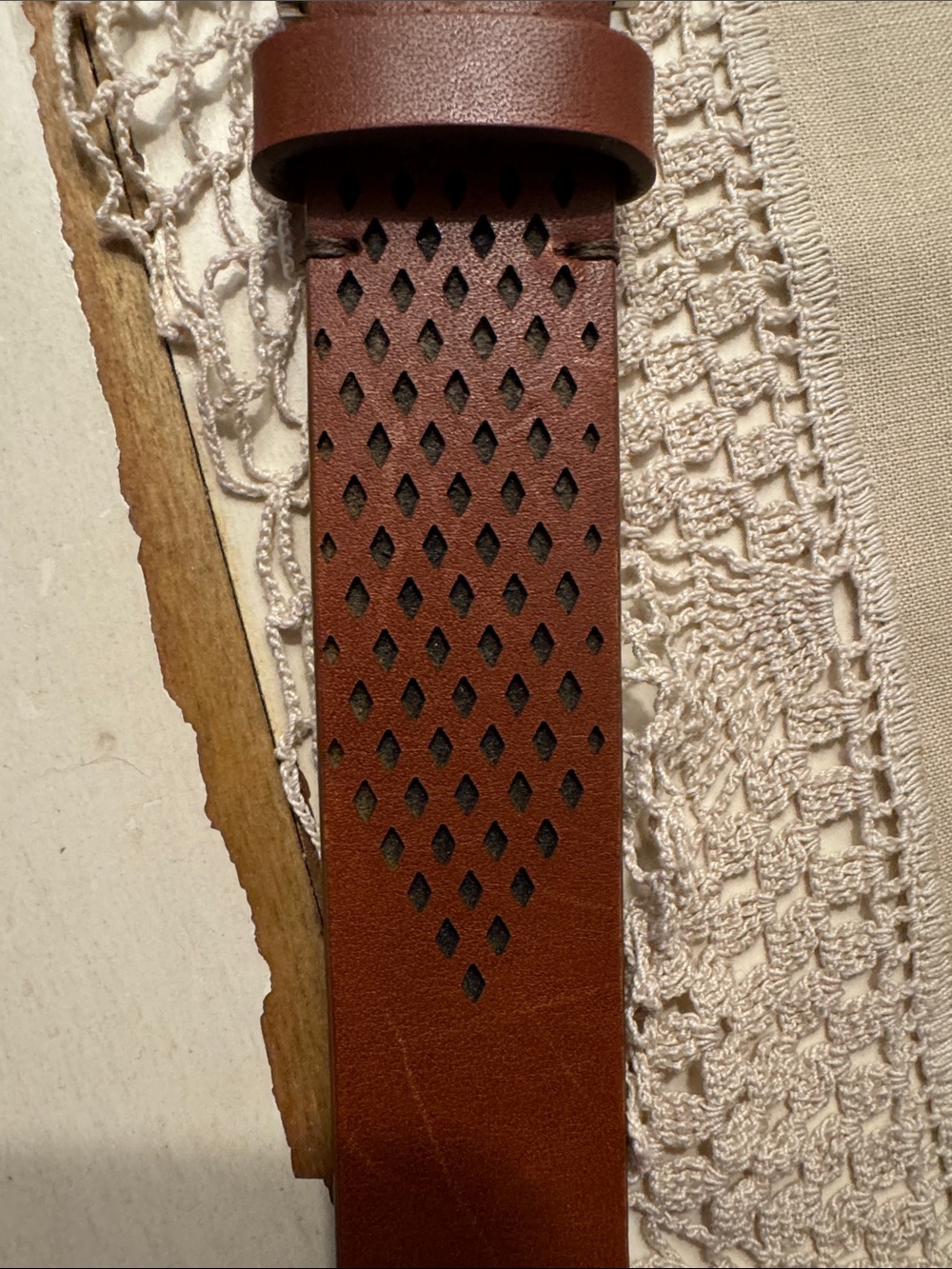Men's Brown Leather Belt Cole Haan - Picture 3 of 6